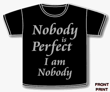 Nobody is perfect